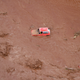 Several feet of mud washed through Brumadinho, Brazil, after the dam collapse on Jan. 25, 2019.